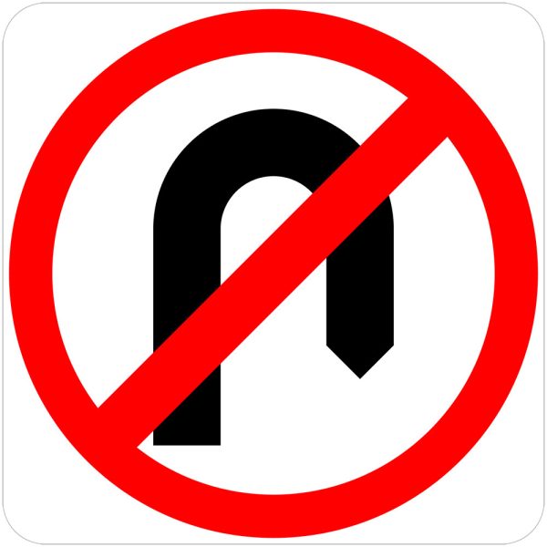 R2-5<br>NO U TURN
